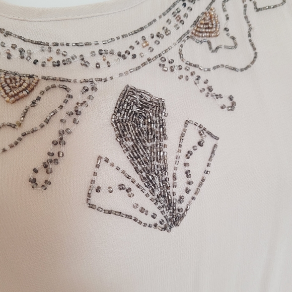 Zara  embellished beaded flapper dress - Picture 5 of 7